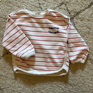 Kids striped sweatshirt 3-4T Zara